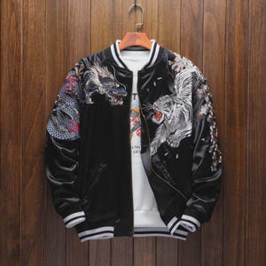 Tiger Dagger Souvenir Jacket doublet 3D PRITED SOUVENIR JACKET TIGER