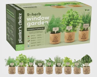 9 Herb Window Garden