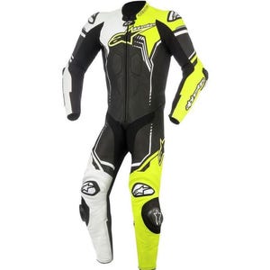 Alpinestars GP Plus V2 Biker Leather Suit, Alpinestars Moto Racing Suit, Genuine Cowhide & CE Approved Protective Gear, Gift for Him or Her