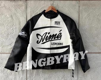Aime Leon Dore Vanson Leather Motorcycle Jacket: Limited Edition