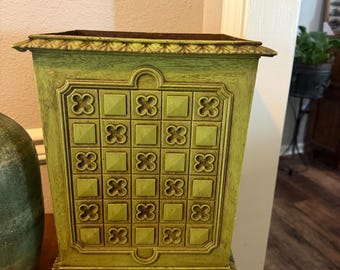 MCM wastebasket in a great green color