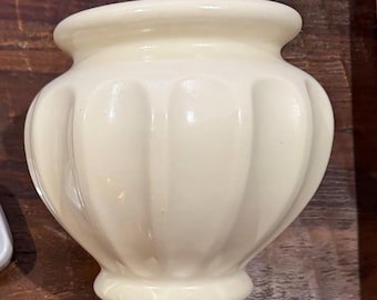 MCM Haeger Pottery footed flower pot plants