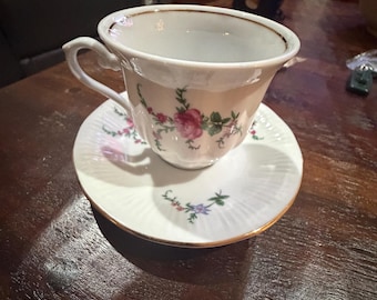 Vintage Walbrzych teacup and saucer