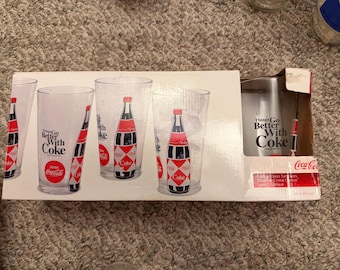 Set mit 4 Gibson Cola Gläsern