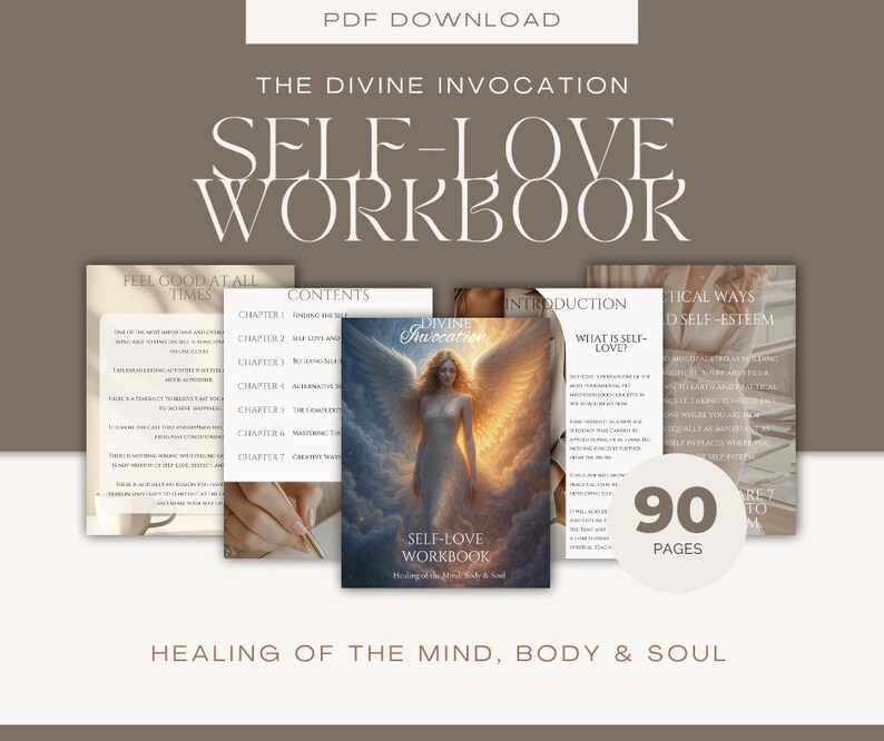 Self Love Workbook Shadow Work Healing Prompts Healing and Emotional ...