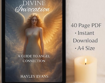 Printable Angel Guidebook | Divine invocation | Connecting with Angels | Journaling | Meditations.