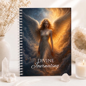 Journal quotidien A5 (100 pages) - Journal féminin pour femmes - Journal de réflexion guidée et de gratitude - Écriture spirituelle