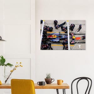 F1 RedBull Pitstop - Canvas
