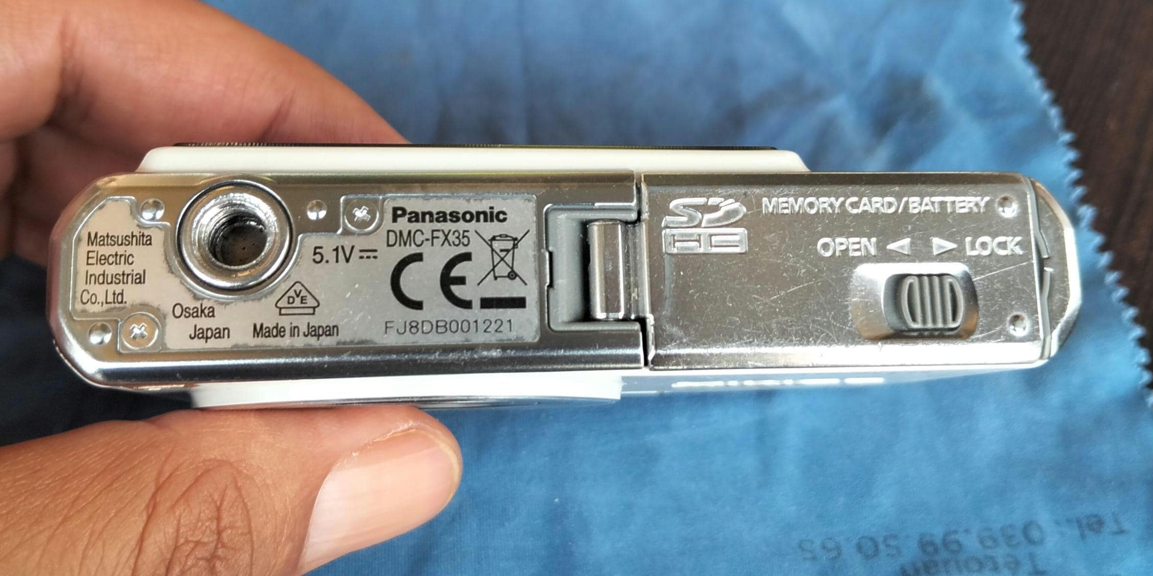 Panasonic Lumix DMC-FX35: White 10MP Digital Camera W/ 4GB Card - Etsy