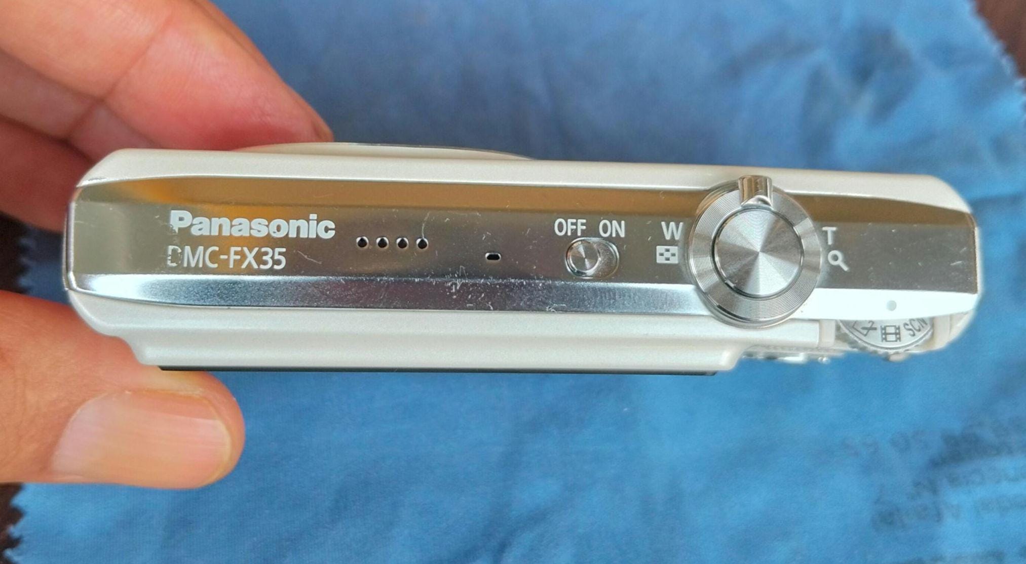 Panasonic Lumix DMC-FX35: White 10MP Digital Camera W/ 4GB Card - Etsy