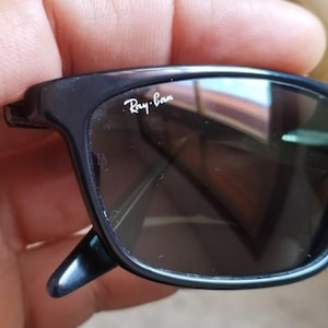 Vintage Rayban wayfater B&L W2954 lunette de soleil noire avec pochette image 14