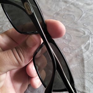 Vintage Rayban wayfater B&L W2954 lunette de soleil noire avec pochette image 15