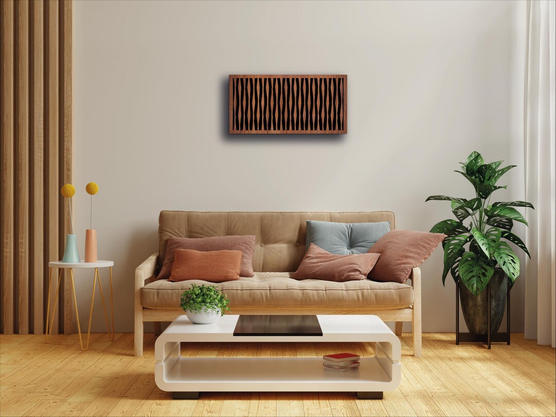 Echo Spectrum Acoustic Panel – Modern Geometric Sound Diffuser Wall Art ...