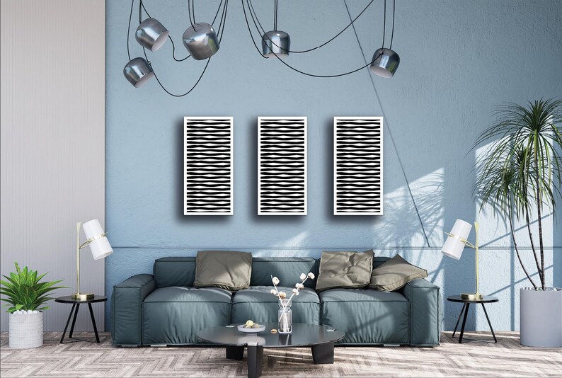 Echo Spectrum Acoustic Panel – Modern Geometric Sound Diffuser Wall Art ...