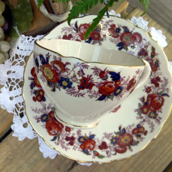 Royal Cauldon Majestic Teacup - Cup and Saucer 10822