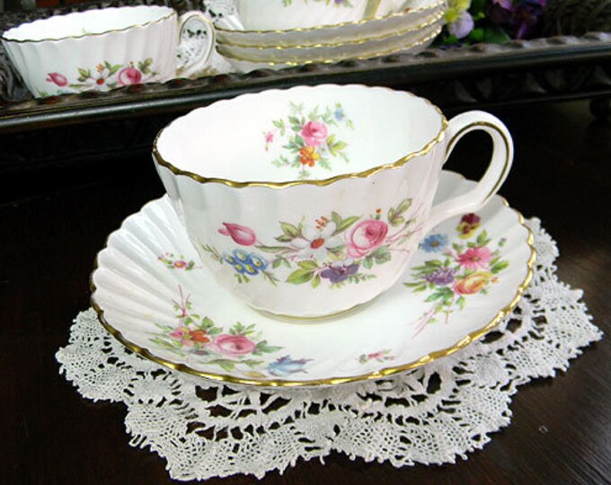 C1930s Minton Marlow Teacups Tea Cups and Saucers 4 5639 Etsy