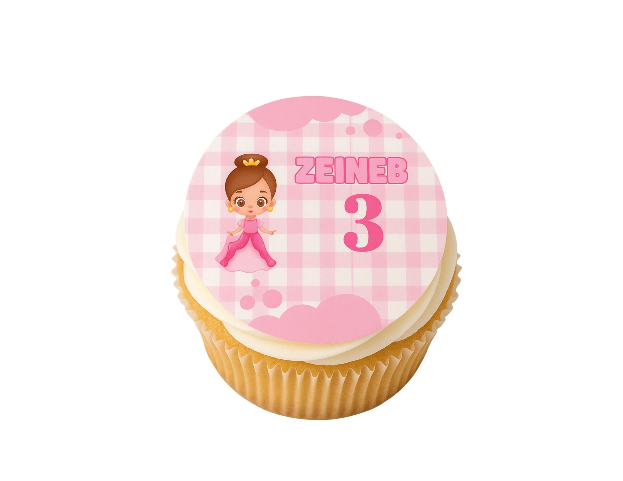 Topper Mockup Template - Cupcake Topper Template - Editable Canva ...