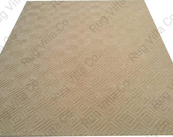 Premium loop & Cut Pile (High-low) Geometric Modern  Bedroom Rugs, Living Room Rugs, Guestroom Rugs, Office Room Rugs