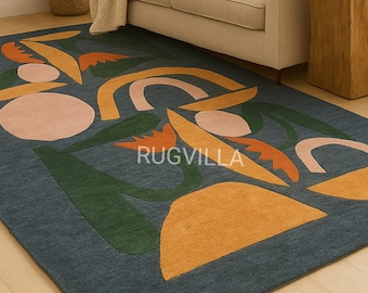 Modern Floor Hand Tufted Carpet & Rug Bedroom Rug, Living room Rug, Guestroom Rug, Area Rug, Office Room Rug