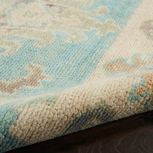 8x10/9x12 oushak rug Turkish knot rug Traditional HAND KNOTTED Vintage Antique Oushak Wool Area Rugs for  Living Room and dining room.