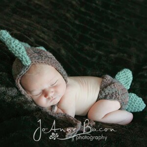 Crochet dinosaur pattern crochet hat pattern crochet diaper cover pattern crochet patterns image 1