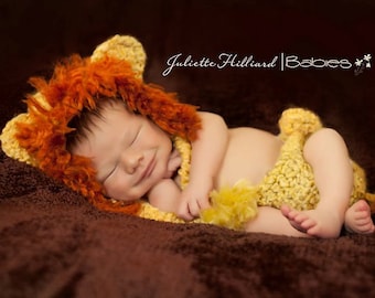 crochet pattern, baby lion hat pattern, diaper cover crochet pattern, baby boy crochet patterns, lion crochet outfit, boy photo prop pattern