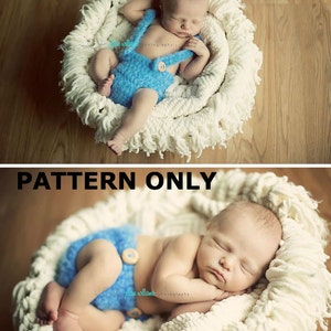 CROCHET PATTERN baby suspenders, suspenders crochet pattern, boy photo prop pattern, crochet pattern, newborn boy prop, diaper cover pattern