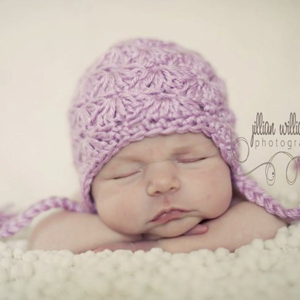 baby hat crochet pattern - crochet patterns- hat crochet pattern - baby girl hat pattern - photography prop pattern