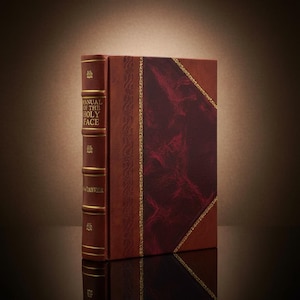 Manual Of The Archconfraternity Of The Holy Face Followed by Abbe Janvier Leather Bound Edition
