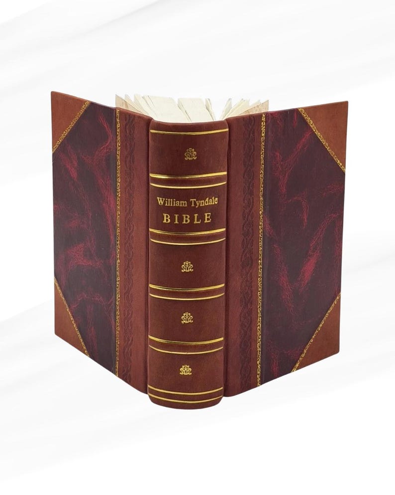 William Tyndale Bible New Testament Leather Bound Edition Etsy