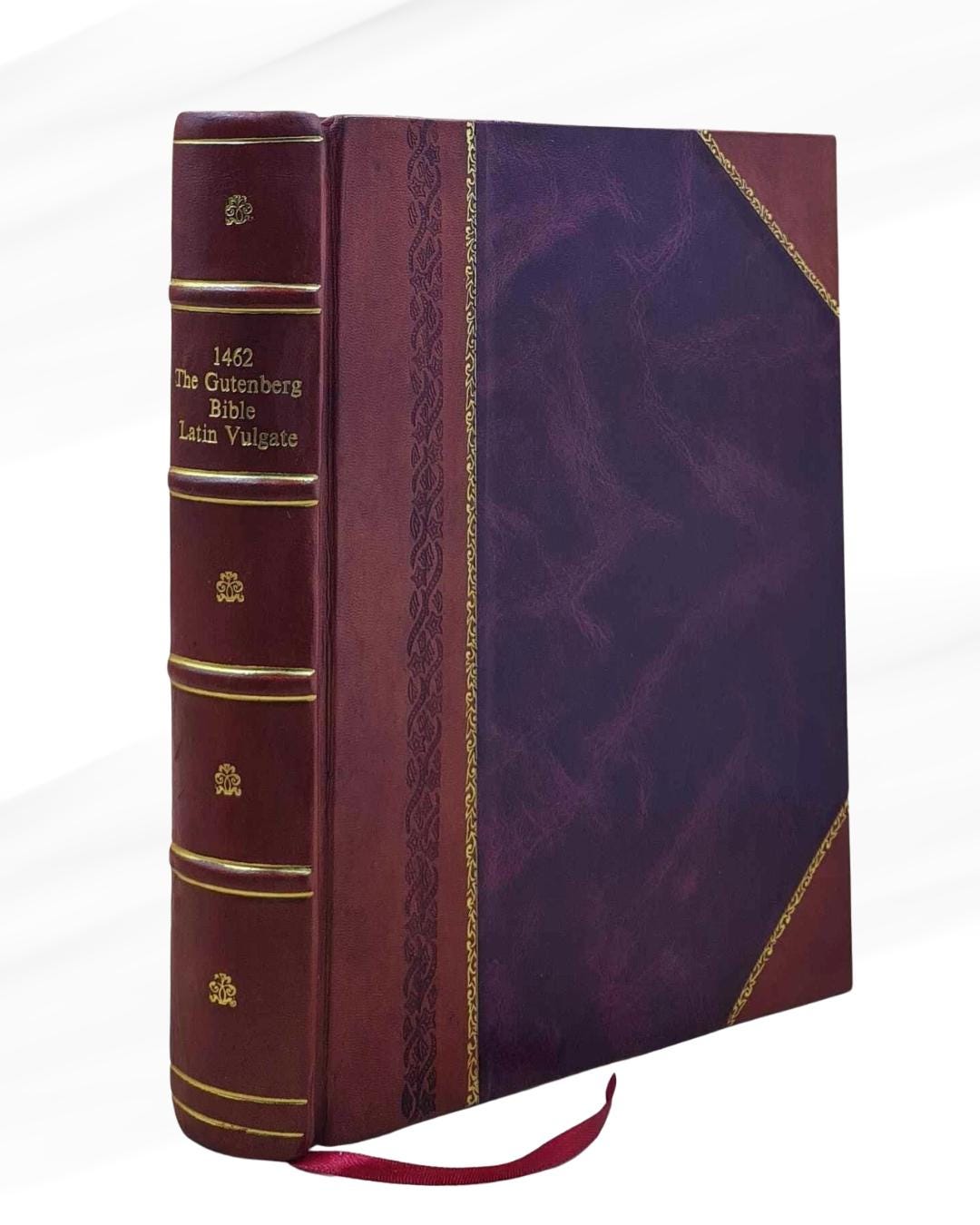 1462 the Gutenberg Bible Latin Vulgate Leather Bound Edition - Etsy