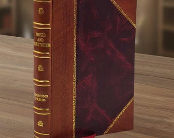 Mojżesz i monoteizm 1939, Sigmund Freud [OPRAWA SKÓRZANA]