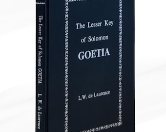 The Lesser Key Of Solomon Goetia by L W De Laurence Leather Bound Edition