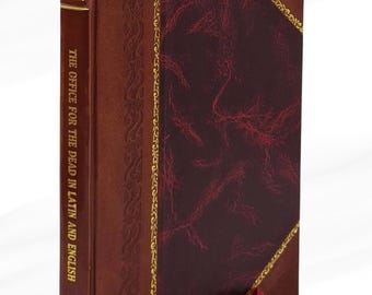 The Office For The Dead by Catholic Church, leergebonden editie