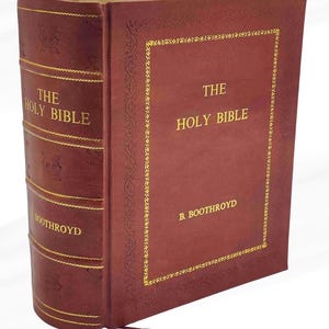 Bibeln av B. Boothroyd Läderinbunden utgåva