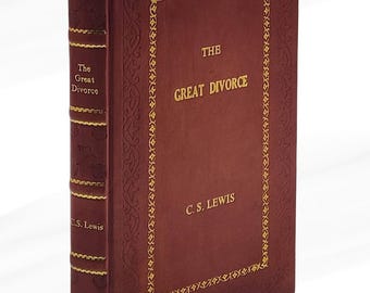 El gran divorcio de C. S. Lewis (edición encuadernada en cuero)