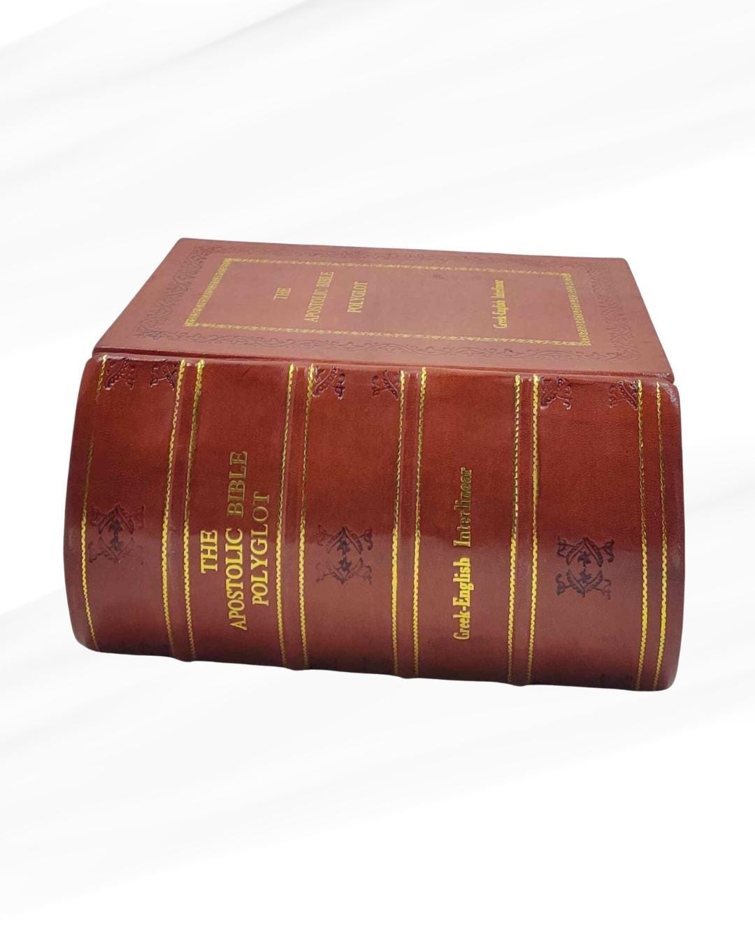 The Apostolic Bible Polyglot Greek English Interlinear Leather Bound ...