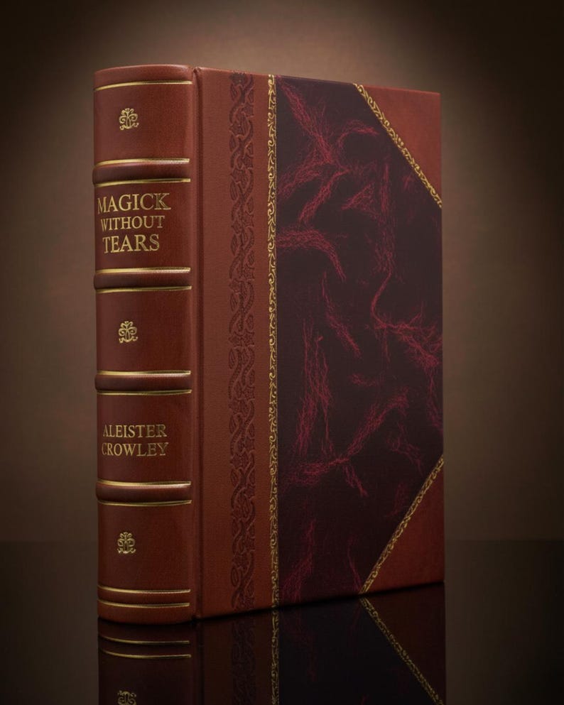 Magick Without Tears by Aleister Crowley Leather Bound Edition image 1