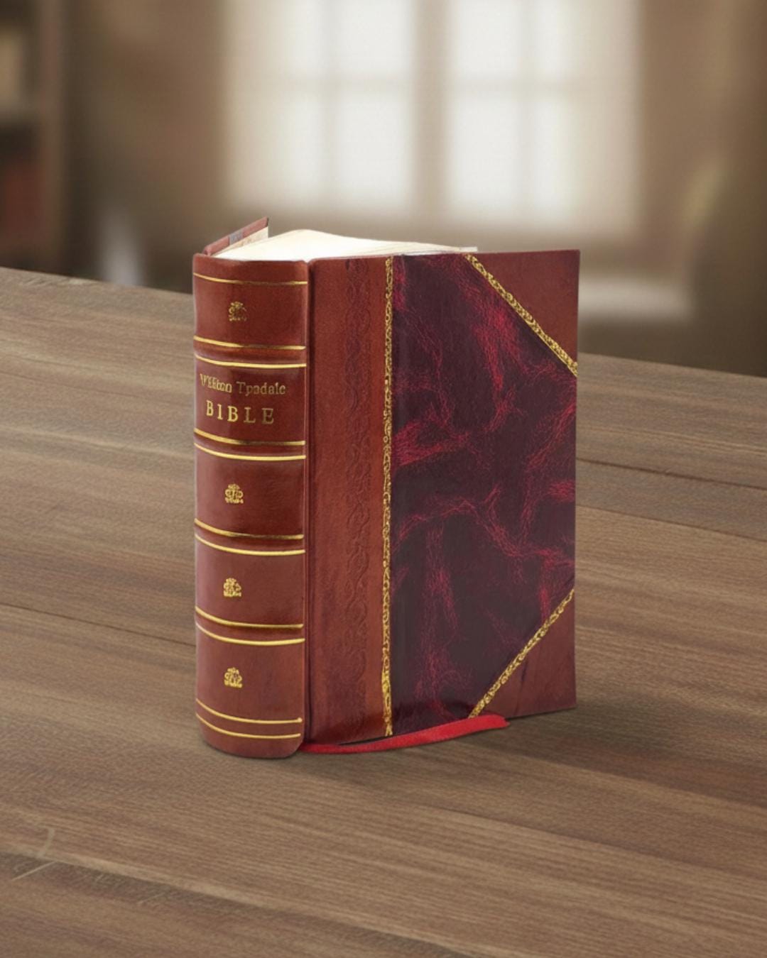William Tyndale Bible New Testament Leather Bound Edition Etsy