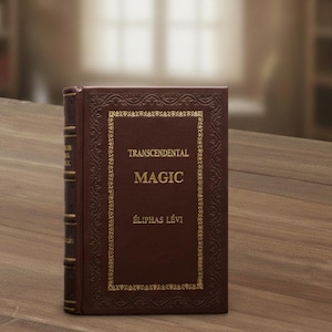 Magia transcendentalna autorstwa Eliphasa Leviego, oprawiona w skórę
