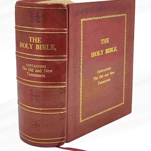 The Holy Bible, Containing the Old and New Testaments Leather Bound Edition