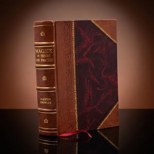 Magick In theory and practice 1929 by Aleister Crowley Leather Bound Edition