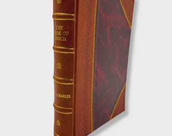 El libro de Enoc de Dillmann, R. H. Charles Edición encuadernada en cuero