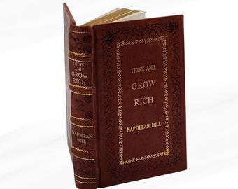 Think and Grow Rich by Napolean Hill Leather Bound Edition