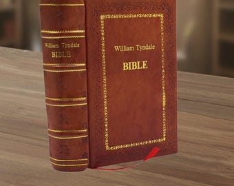 Bible William Tyndale, édition reliée en cuir