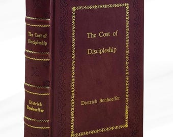El costo del discipulado 1995 por Dietrich Bonhoeffer Edición encuadernada en cuero