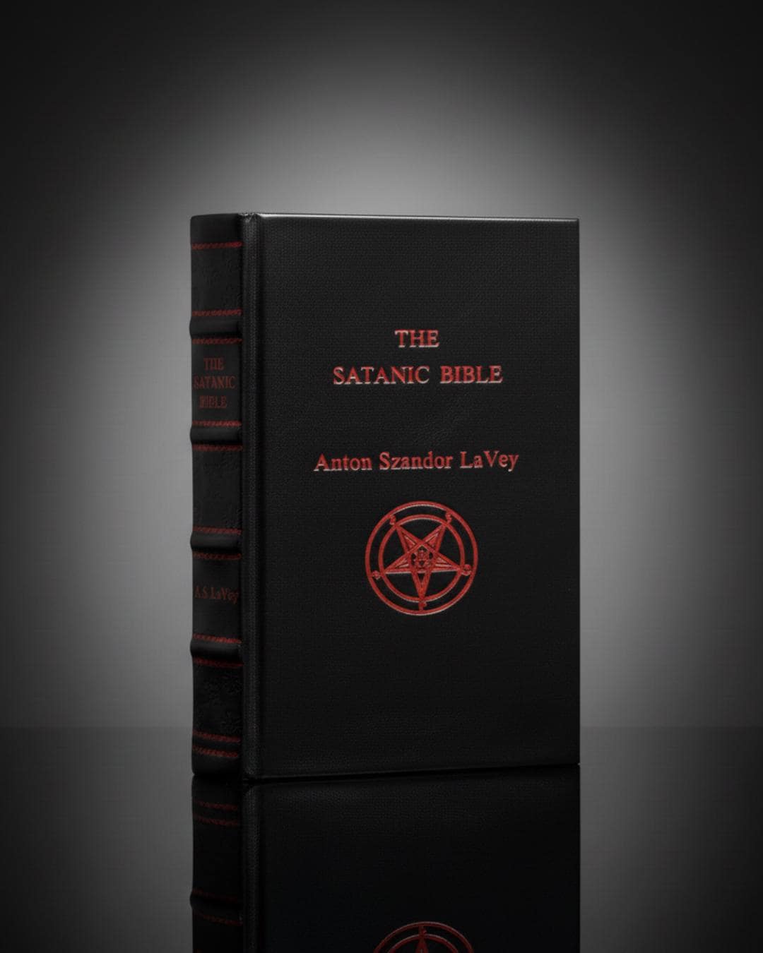 The Satanic Bible by Anton Lavey Leather Bound Edition - Etsy
