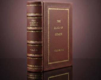 Die Ilias von Homer In Leder gebundene Ausgabe