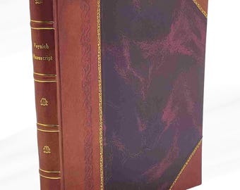 Voynich Manuscript - High Resolution Scans [Leather Bound]