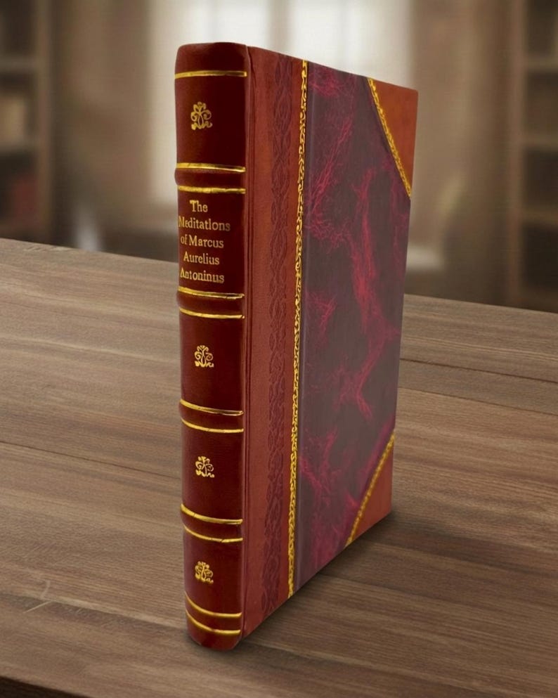 The Meditations Of Marcus Aurelius Antoninus 1906 Leather Bound Edition image 1
